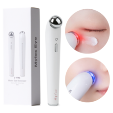 밀레스 스틱형 눈주름 마사지기 눈밑 탄력 온열 진동 눈가 뷰티디바이스, UK102, 화이트