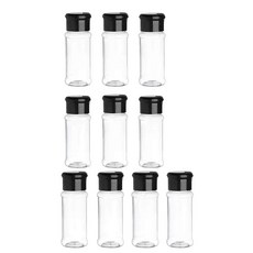 양념통 두터운 밀폐양념통 세트 블랙 100ml, 10개