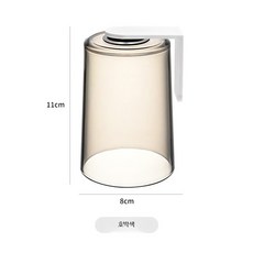 자석 물 컵 걸이 거치대 홀더, 1개, 호박색