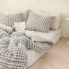 쉬즈홈 국내 제조 라떼 듀얼 극세사 차렵이불