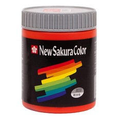 Sakura Craypas 사쿠라크레파스 뉴사쿠라컬러 아크릴 포스터칼라 600ml 주색 ETPW#18