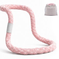 뱃살삭제 전신 다이어트 홈트 아이스 실크 고탄성 소프트 스프링 훌라후프, 1개, 연핑크, 2.5kg