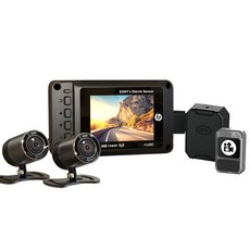 HP惠普 Moto Cam M680 前後雙鏡頭機車行車記錄器 (SONY星光級感光元件 GPS定位), 贈32G+車牌架
