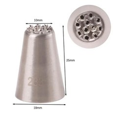 잔디 아이싱 파이프 노즐 케이크 장식 과자 도구, 기본, 1개