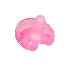 P.TO.YO.YO. 黃色小鴨 親乳感安撫奶嘴, 1個, 粉色, 粉色