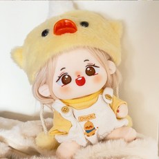 모카돌 20cm 솜인형 옷 병아리 의상, 1개, 병아리 단색옐로우