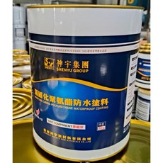 神宇 濕固化聚氨酯防水塗料 10公斤 工程專用 PU防水漆 浴室陽台屋頂外牆, 1個, 5公斤灰色送全套工具24h出貨