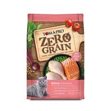 TOMA-PRO ZERO GRAIN 鮭魚配方 貓乾糧 - 全齡低敏照護, 6.4kg, 1個, 鮭魚