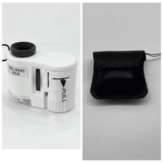 확대경 60배율 확대, 1개, 화이트