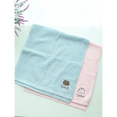 이름 유치원 물놀이수건 어린이집타올 수영장수건 생존수영수건, 미니바니, 베이비핑크, 1개