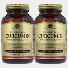 SOLGAR 薑黃素萃取液軟膠囊, 60顆, 2罐