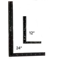 [德輝五金] MDD 黑角尺 木工角尺 鐵角尺 L型角尺, 1個, 24"(含稅價)（黑貓或賣家宅配）