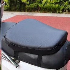 오토바이 시트 쿠션 안장커버 충격방지 스쿠터 엉덩이 블랙 방수 4cm 표준 두께, 실버 자외선 차단 5cm 두꺼운