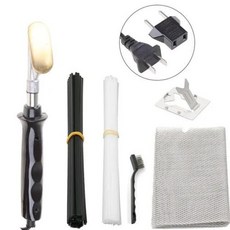 전기용접기 휴대용용접기 용접기 플라스틱 차고 도구 핫 스테이플러 스테이플 PVC 수리 기계 자동차 범퍼 용접, 15) 220V EU Plug - 220V smooth, 220V smooth iron, 1개