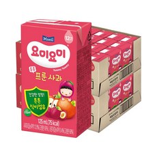 매일 요미 튼튼주스 프룬사과, 125ml, 48개