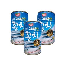 동원 자연산꽁치 3개 300g 통조림 캔 찌개 식당 포차, 100g