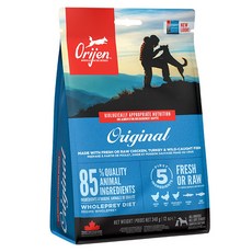 Orijen 歐睿健 台灣公司貨 Dog 成犬 無穀配方乾飼料, 鮮雞, 340g, 1袋