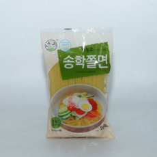 송학 쫄면 쫄깃 매콤 5인분 송학 비빔 쫄면 1kg 간편 야식 송학면 간편식 냉면 키트