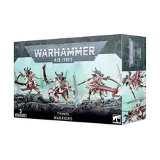 戰鎚40K Tyranids: Warriors - 泰倫蟲族武士 模型組裝套件，精緻細節，擴充軍隊, 1個