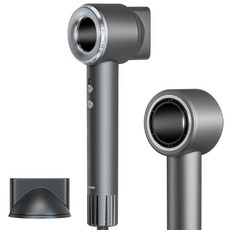 Dr.flash 헤어 드라이어 초고속 BLDC 모터 1500W + 자기흡입노즐 S7, 그레이