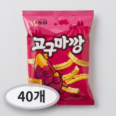 농심 고구마깡, 83g, 40개