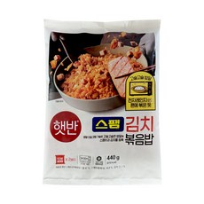 CJ 햇반 스팸김치볶음밥, 440g, 3개