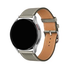 LuA lovel Galaxy Watch Classic Single Tour 皮革錶帶, 大象灰, 1個