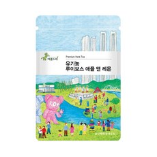 친환경 삼각티백 유기농 허브차 루이보스애플앤레몬 25티백, 1.5g, 25개입, 1박스