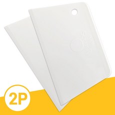 리2치점빵 플라스틱헤라 국내생산 직사각 스크래퍼2P 스크레퍼 반죽칼 베이킹