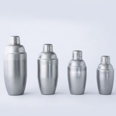 AOYOSHI 青芳製作所 三節式雪克杯 復古銀 Cobbler Shaker 酒吧調酒工具, 1個, 250ml