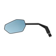 Gibbous 렌즈가 장착된 내구성 자전거 백미러 360 회전 알루미늄 클램프, 왼쪽