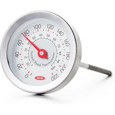 OXO 굿 그립 아날로그 계기판 읽기 온도계, Analog Instant, Thermometer
