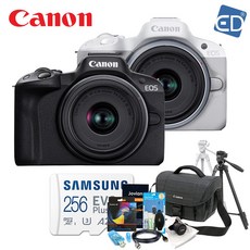 [캐논 정품] EOS R50 / RF S18-45mm + 256GB 패키지/ED, 01.캐논R50/RF S18-45 패키지/블랙