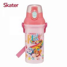 Skater 銀離子直飲水壺 480ml 日本製 台灣代理商公司貨 汪汪隊-粉, 1個, 粉