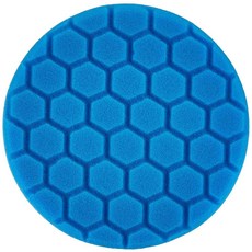 Chemical Guys BUFX_105HEX5 Hex-Logic 라이트 폴리싱/피니싱 패드 블루 14cm(5.5x2.54cm) 패드 12.7cm(5x2.54cm) 뒷판용, Chemical Guys BUFX_105HEX5 Hex
