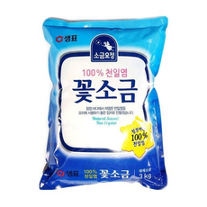 샘표 소금요정 꽃소금 호주천일염, 2개, 3kg
