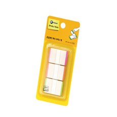 별별마켓 팝업인덱스 탭 형광라인3색 점착식메모지