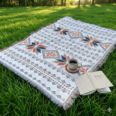 드림이지 러그겸용 피크닉 패브릭 돗자리, 보헤미안