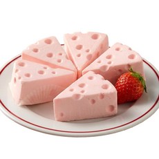 파르팜 딸기 제리럽 치즈 케익 디저트 카페 조각 케이크 15조각, 525g, 1개