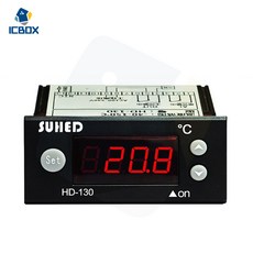 ICBOX HD130LED智能數字顯示溫度控制器 AC110-220V 冰箱冷櫃冷凍庫溫控器, 1個
