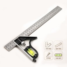 아이베란다 조정가능한 목공자 스퀘어 직각자, 1개