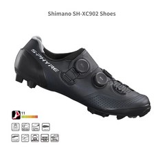 shimano SH-XC9(XC902) 山地車鞋 SH XC902 山地車鎖鞋 XC9 騎行鞋, 黑色,41