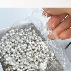 【開發票/統編】5.5MM大號珍珠針大頭針固定針圓頭針立裁定位針 縫紉DIY手工材料 大頭針 固定珍珠針 200枚 teddy6, 200枚/小盒, 1個