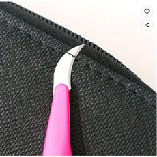 가정용 다기능 재봉 실끊기 커터 2종 세트, 1세트, 핑크