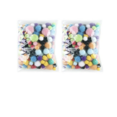 유니아트 15000 반짝이퐁퐁 폼폼이, 2개