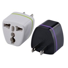 三轉二轉接頭 萬用轉接頭 變壓器 可搭配使用，旅行必備，多國適用，安全耐用, 1個