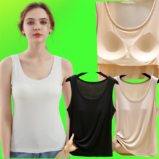 원온브라나시 편안한 일체형 캡내장 수면 노브라티