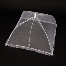 원터치 우산형 접이식 음식덮개 밥상보 상커버