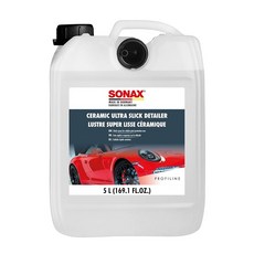SONAX 세라믹 울트라 슬릭 디테일러 | 퀵 스프레이 Si 카본 내구성 있는 고광택 매끄러운 터치 워터리스 워시 268500 5리터