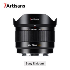 7Artisans AF 25mm F1.8 APS-C 소니 E 마운트 자동 초점 렌즈, AF 25mm F1.8 Sony E